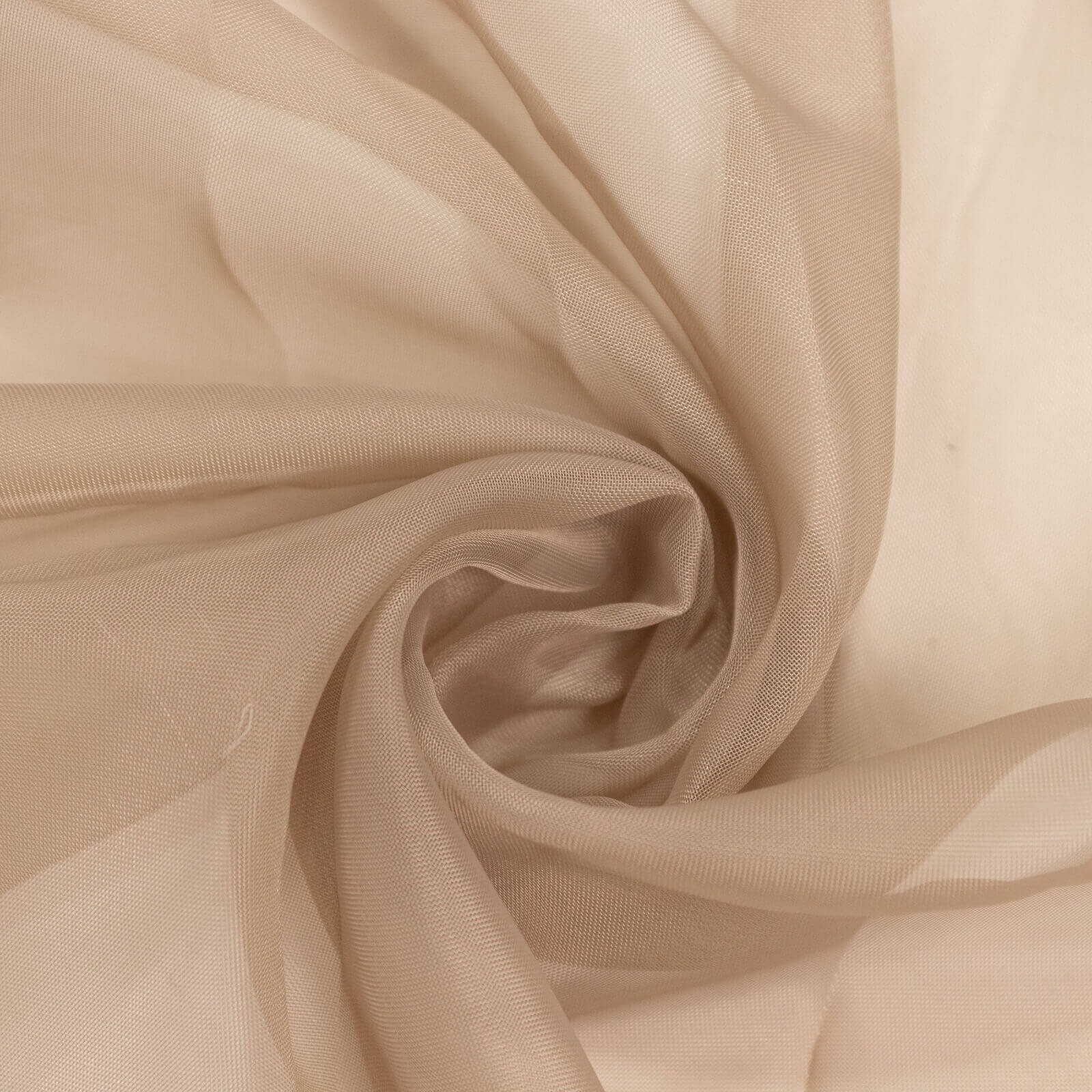 5ft x 32ft NATURAL Premium Chiffon Sheer Backdrop CURTAIN PANEL Drape Party