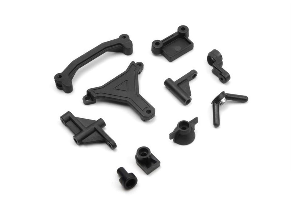 BlackZon - Steering Posts, Ackerman & Servo Plate for Vyper