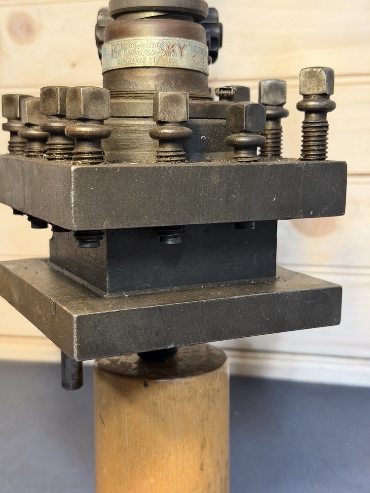 McCrosky Size E 4 1/2” 4 Side Quick Change Lathe Tool Post Machinist Tools