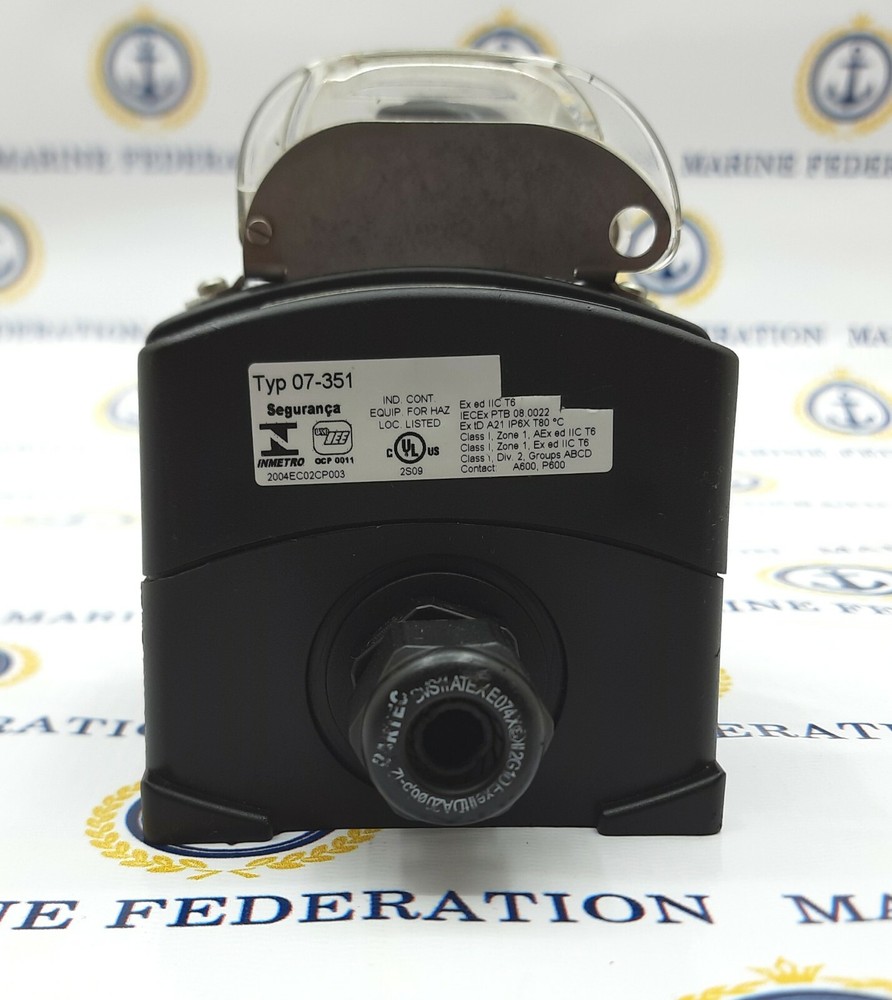 Inmetro Bartec 07-351 07-3511-10S92 2 Position Selector Latching Control Switch