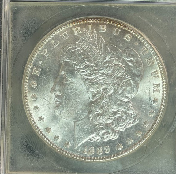 1889 MORGAN SILVER DOLLAR ~BU ~NICE COIN~REF#USC