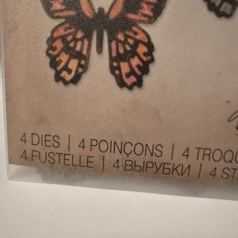 Sizzix Thinlits Dies By Tim Holtz Mini Detailed Butterflies 4pcs
