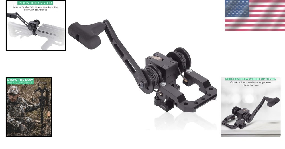 Enhanced Confidence with AXCCRANK Crossbow Cocking Device - Ambidextrous Design