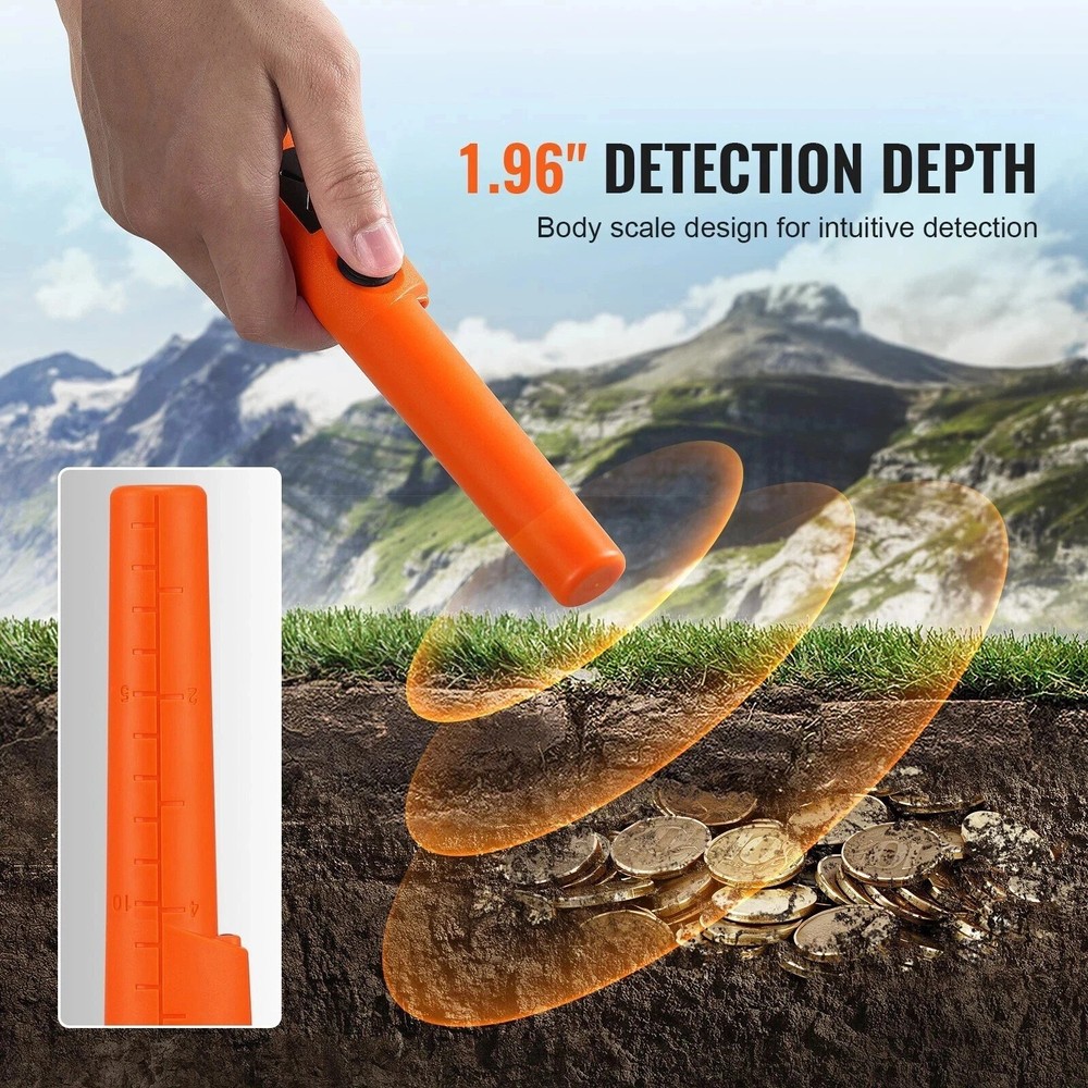Handheld Waterproof Metal Detector - Gold Digger & Hunter Sensitive Probe