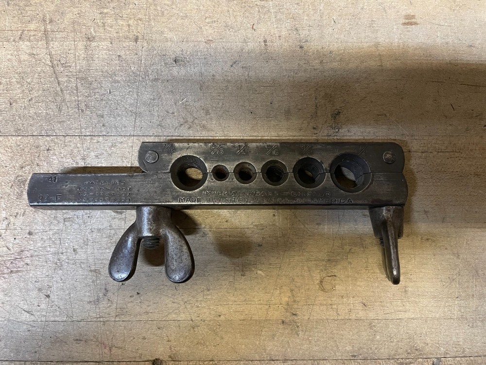Vintage Imperial Brass Flaring Tool