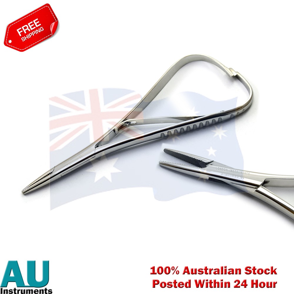 Dental Orthodontic Mathieu Needle Holder Forceps Body Piercing Locking Forceps