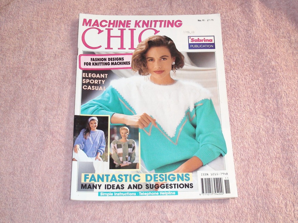 KNITTING MACHINE MAGAZINE MACHINE KNITTING CHIC NO 11