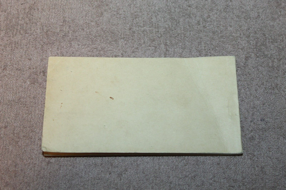 Original WW2 U.S. Army GI's Combination Score Book for Rifles, 1942 dated