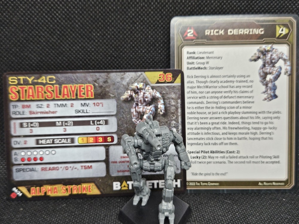 Battletech Mercenaries Starslayer +cards kickstarter