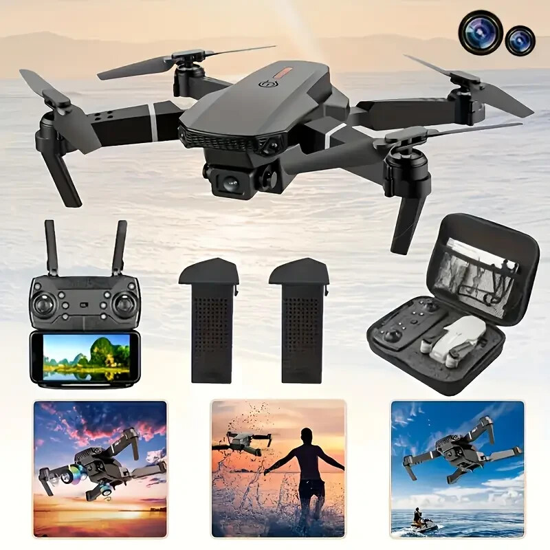2025 E88 PRO Drone HD Dual Camera, Screen Control, One-Key Takeoff
