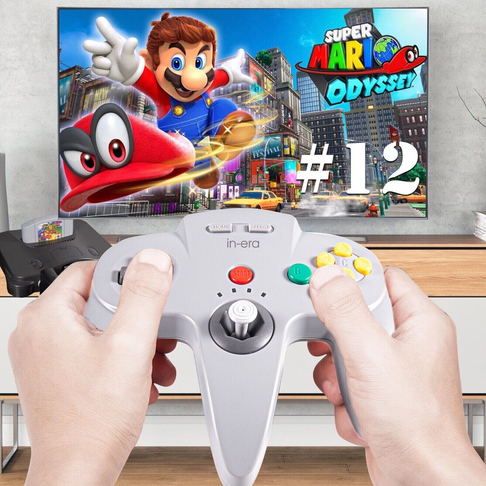 2.4G Switch N64 Controller for Nintendo Switch Online Mac Raspberry Pi Retropie