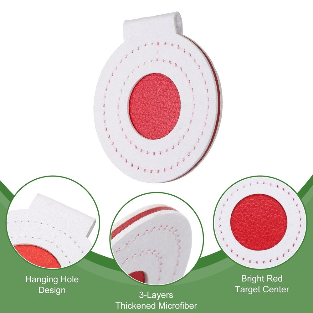 7Pcs Microfiber Bullseye Targets for Shooting Practice 7cm