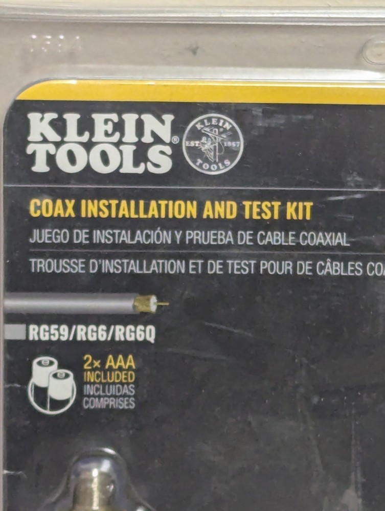 Klein Tools VDV002-818 Coax Cable Installation & Test Kit