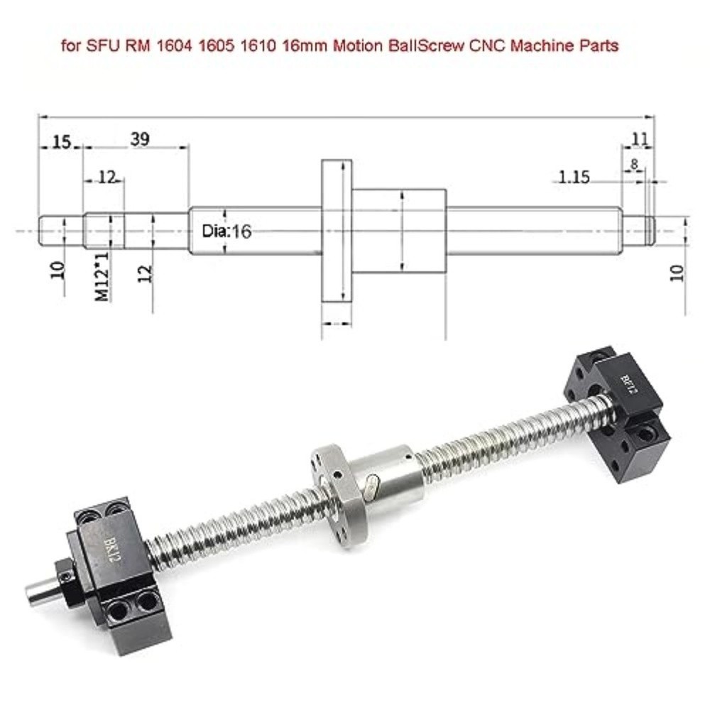 Ball Screw Support Bearing Seat Mechanical Components High Rigidity Performance