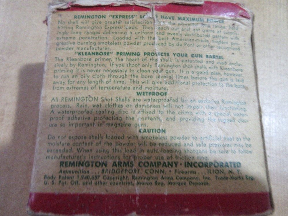 Empty Ammo Box Remington Express 16 ga. (dl)