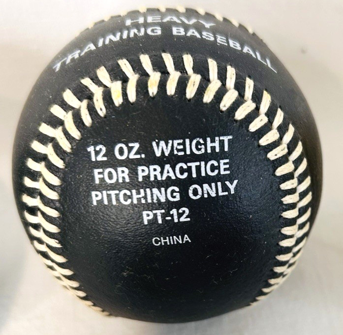 Worth Heavy Pitching Practice Baseball Training Balls ~ Set of 5