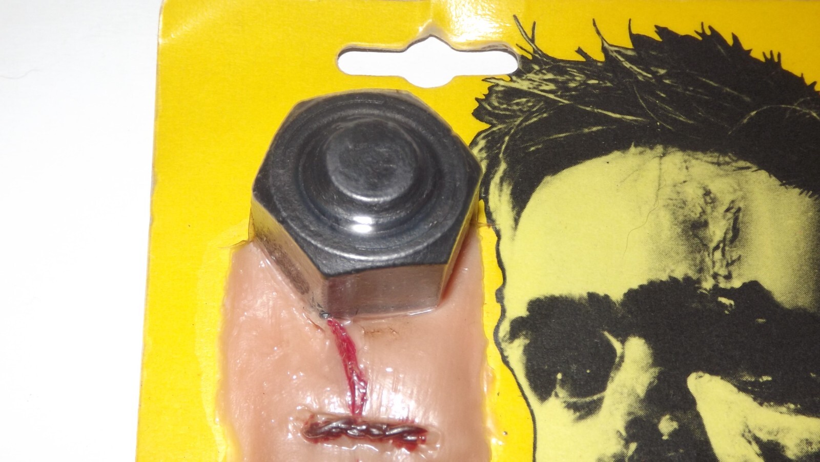 Vintage Forum Novelties Monster Accessory Stitched Gash With Bolts Frankenstein