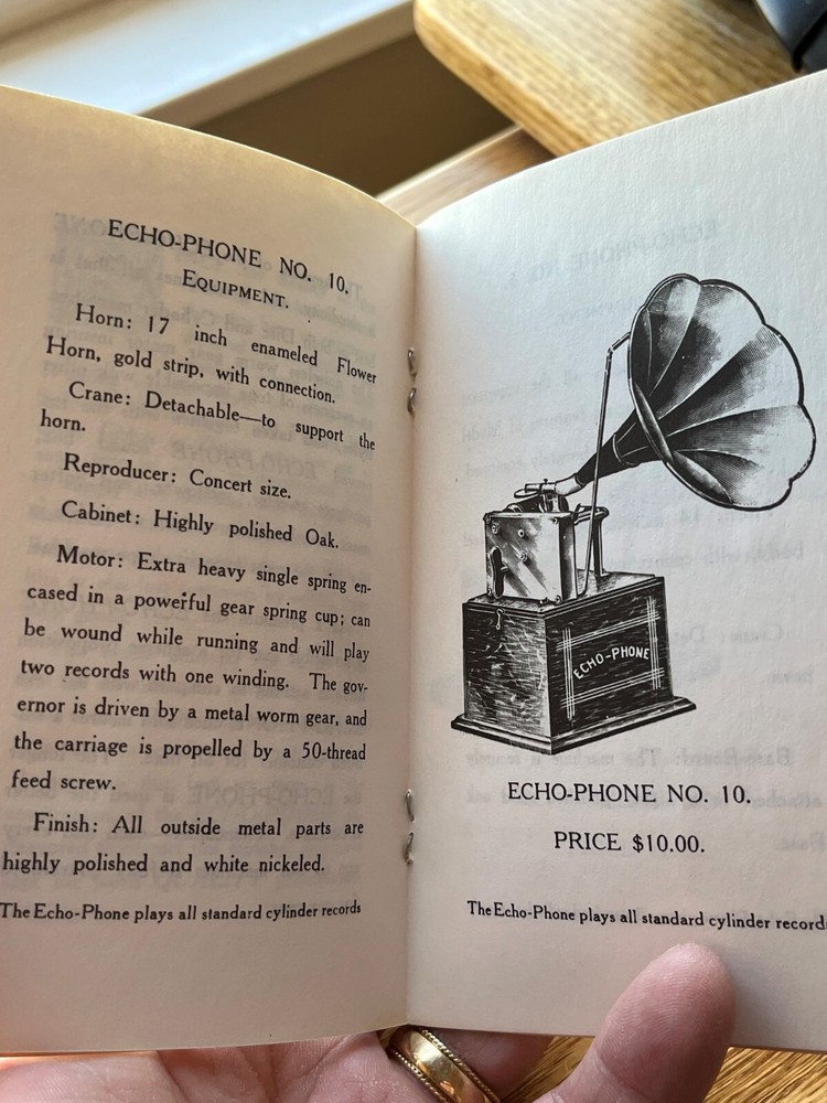The Echo-Phone small Catalog - Reprint?