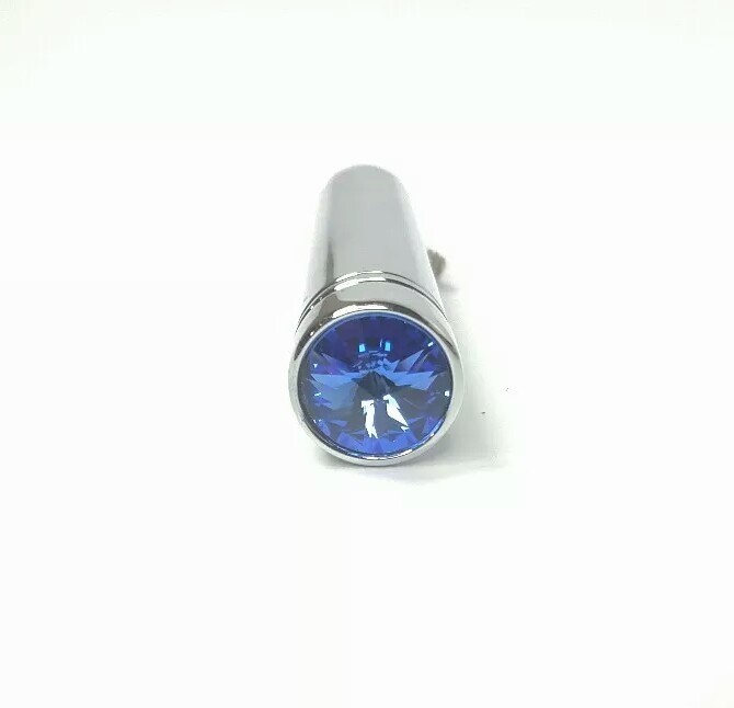 Pair Blue Toggle Switch Extensions for Peterbilt 1-7/8" Long, Chrome Metal