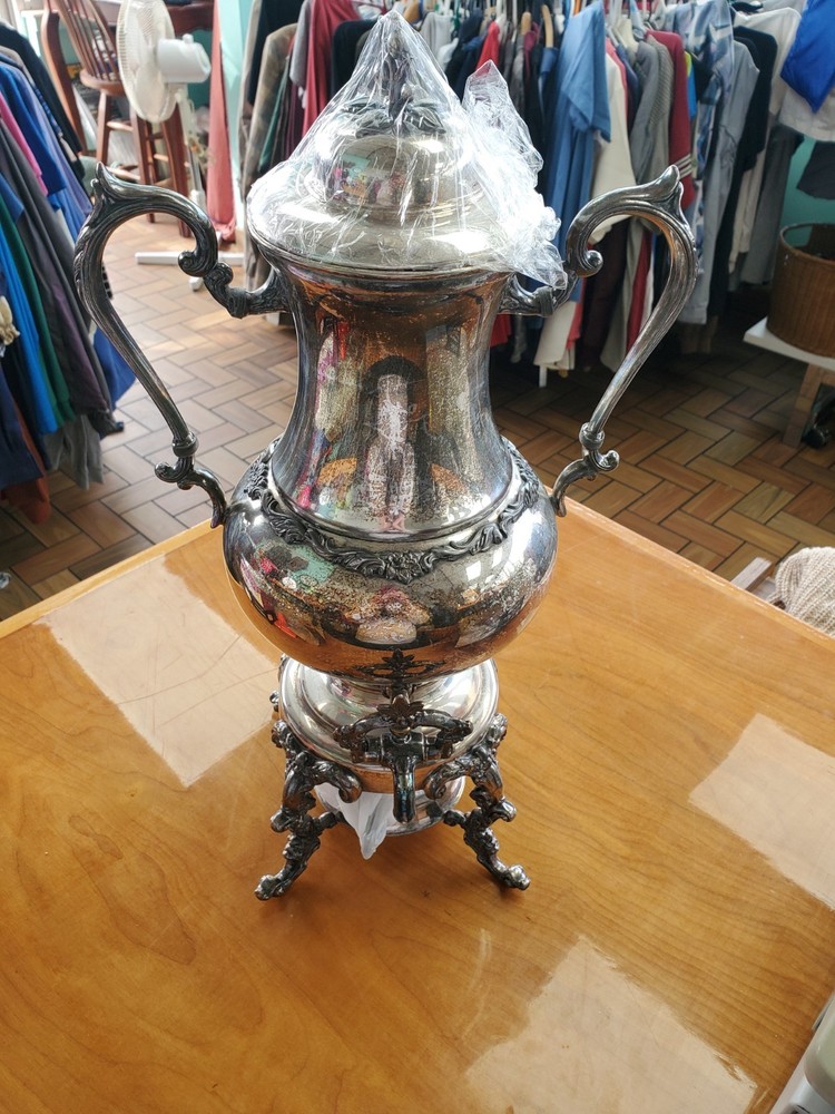 Vintage Ornate "King Francis" Silver Plated Coffee Urn