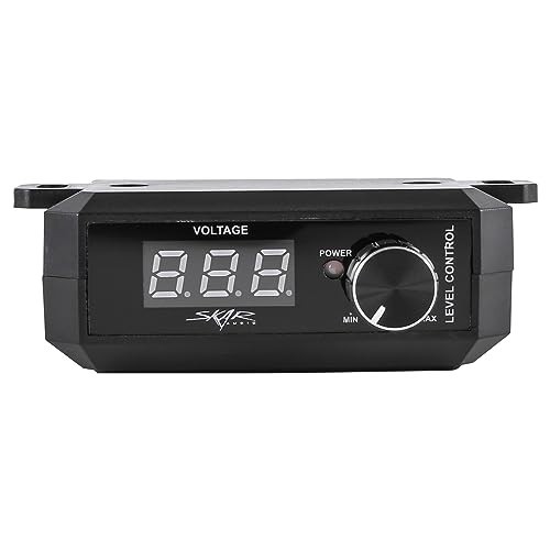 Universal Remote Bass Knob with Digital Voltmeter for Car Audio System