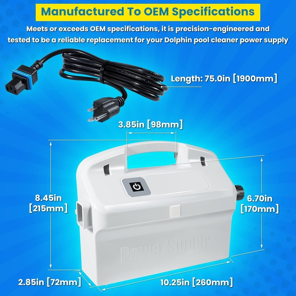 9995670 Assy Power Supply Unit For Dolphin Robotic Pool Cleaners Basic Models