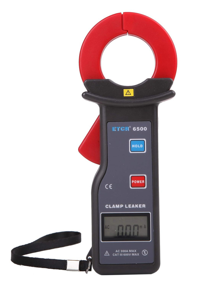 High Accuracy 6500A Clamp Meter with USB Interface for AC Leakage Testing