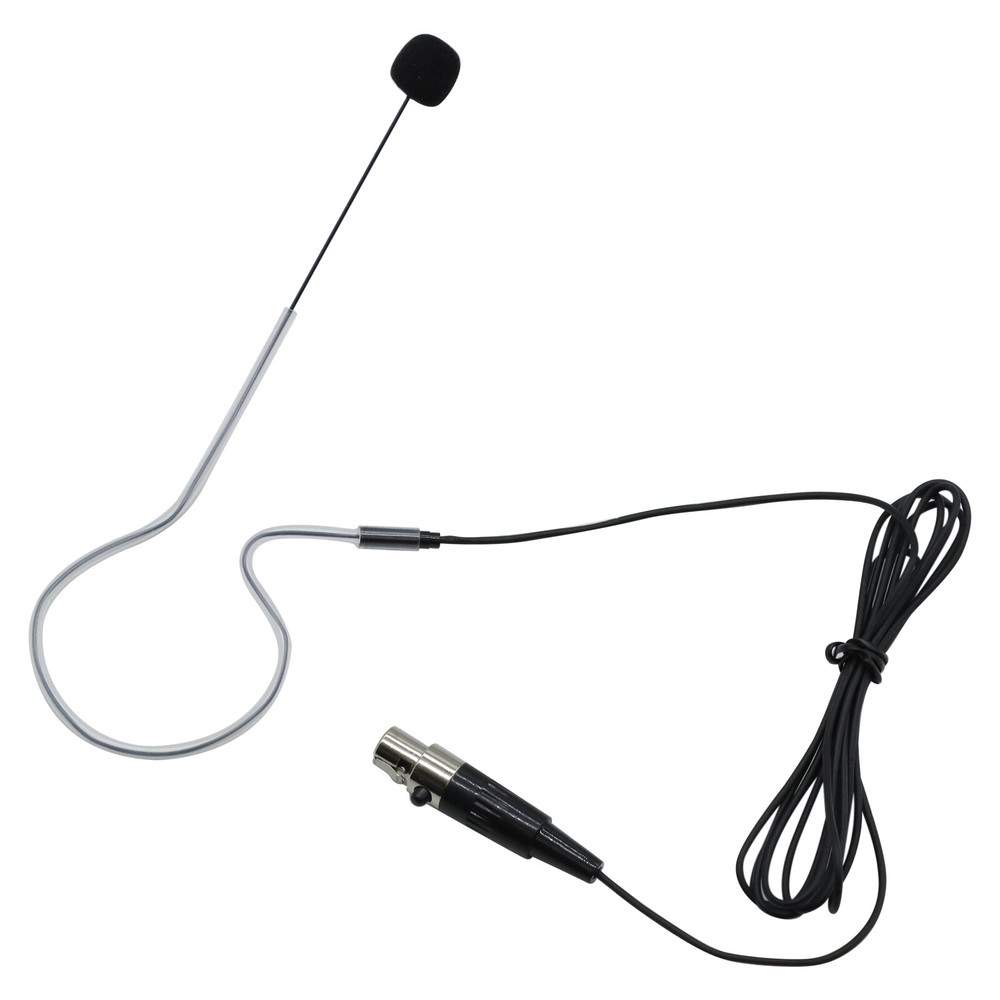 Single Earhook Microphone For AKG Samson Wireless System Mini 3Pin XLR TA3F Plug