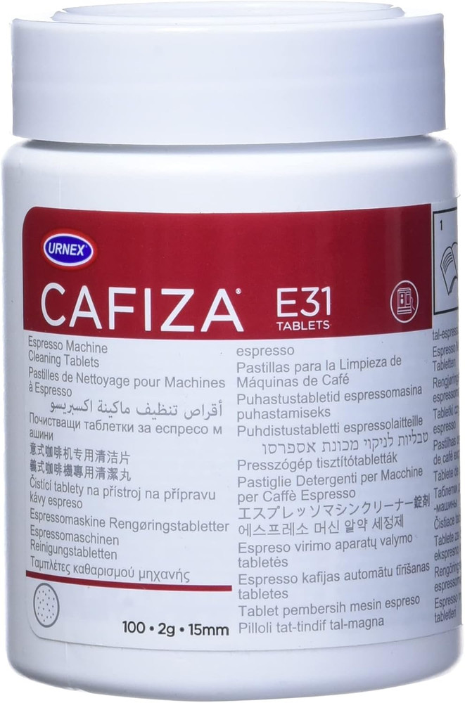 Cafiza Professional Espresso Machine Cleaning Tablets, 100 Count