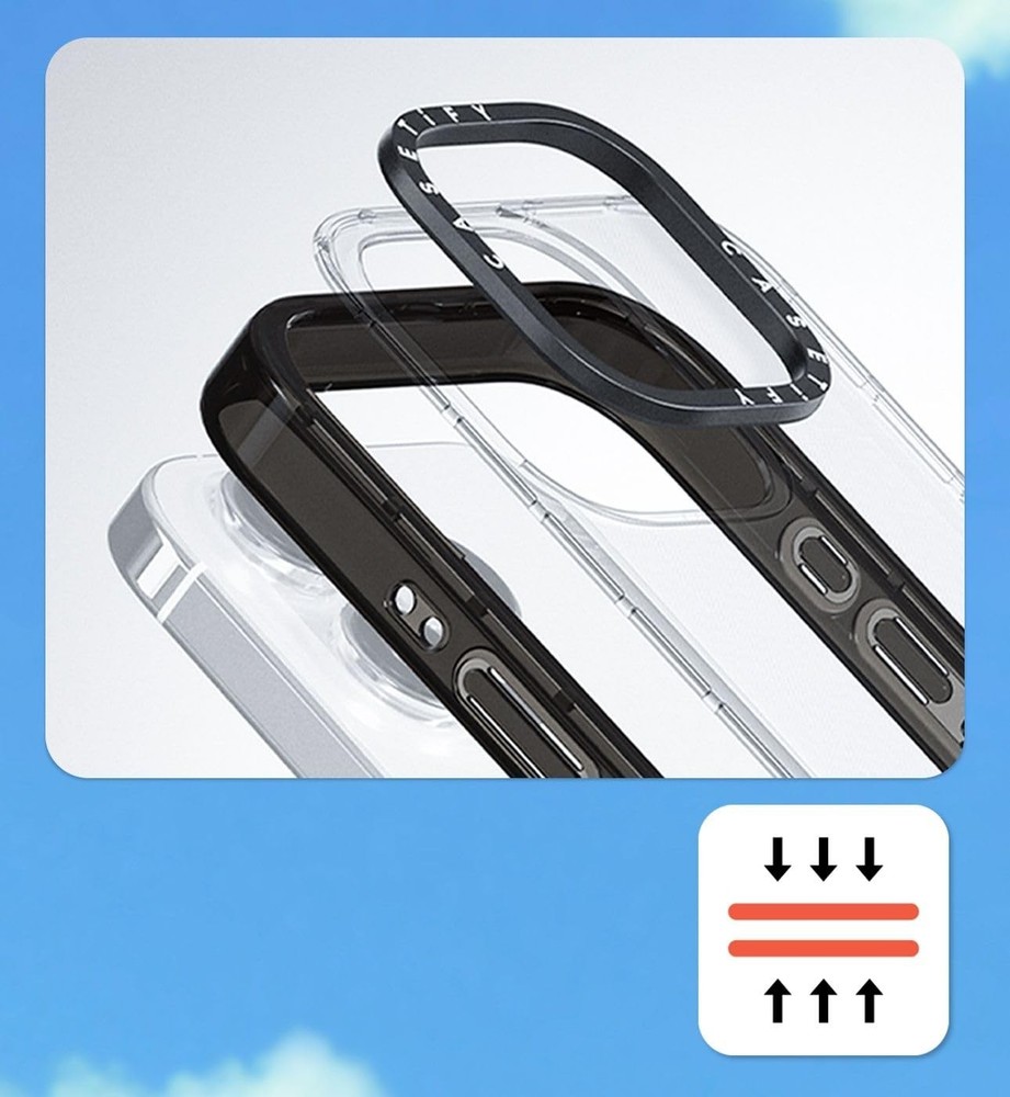 CASETiFY Compact iPhone 16 Case Lightweight 4ft 2X Mil-Grade Drop Protection