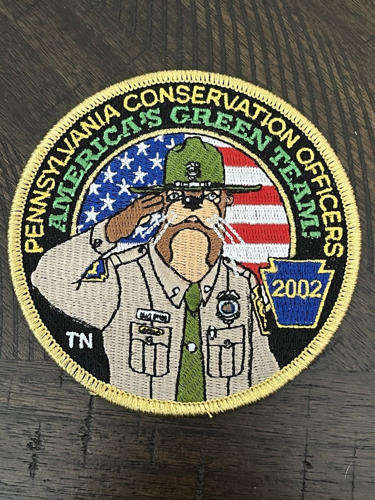 2002 PENNSYLVANIA CONSERVATION OFFICERS (COPA) PATCH 4" DIAMETER