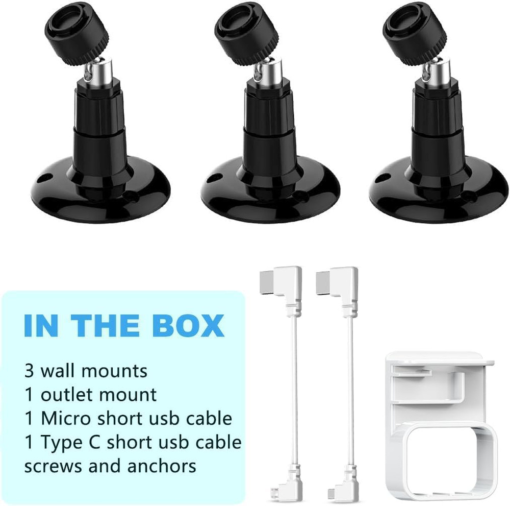 All-New Blink Outdoor Camera Mount, 360° Adjustable Mounting Bracket with Sync M