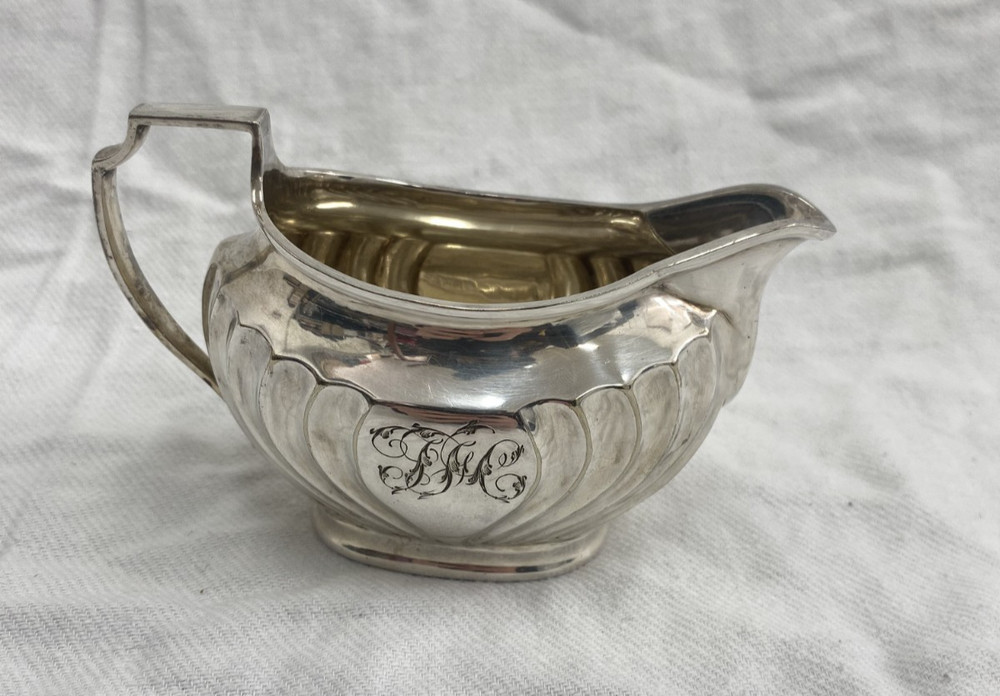 Atkin Brothers Silver Plated Milk Jug with Engraving [NR]