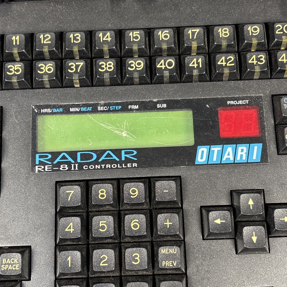 OTARI Radar II RE-8 II Controller with Meter Bridge UNTESTED AS IS