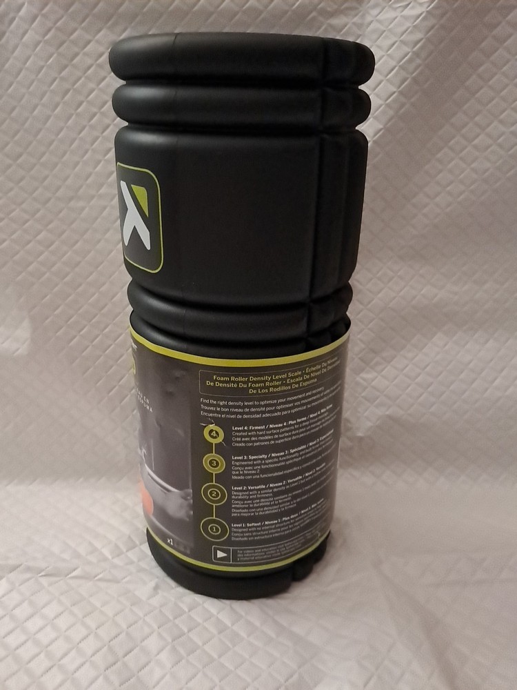 TriggerPoint GRID Foam Roller Black High Density Muscle Recovery NEW