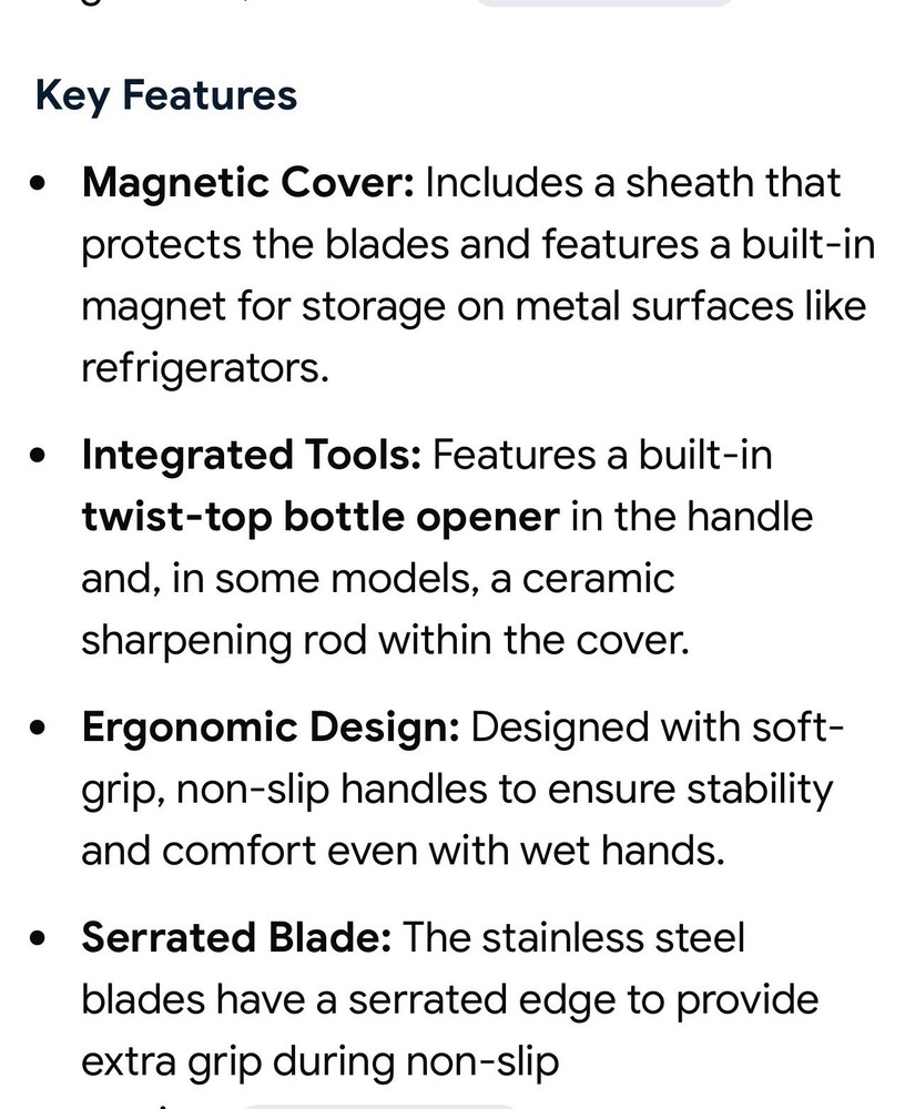 Progressive Prepworks Kitchen Scissors With Magnetic Cover