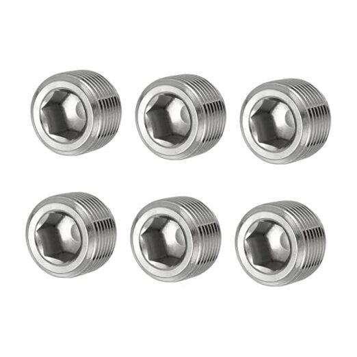 Pipe Plug Stainless Steel Internal Hex Thread Socket Pipe Plug 3/4 Inch