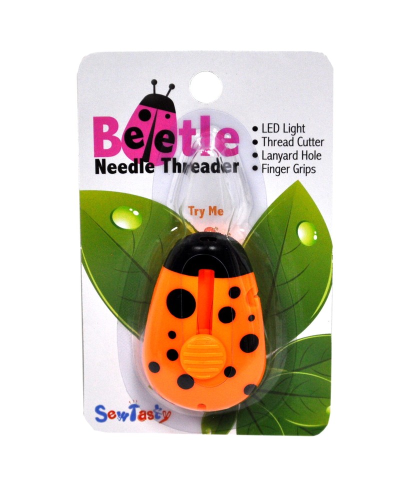 Needle Beetle Needle Threader LED Orange N4236