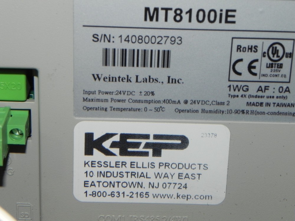 Rittal Industrial Control Box Panel CP-6530 with all Components