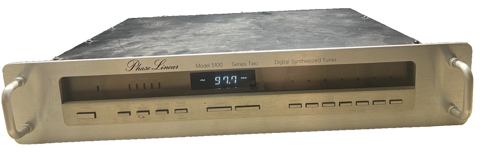 **DAMAGED** Phase Linear Model 5100 Digital Synthesized Tuner Series Two