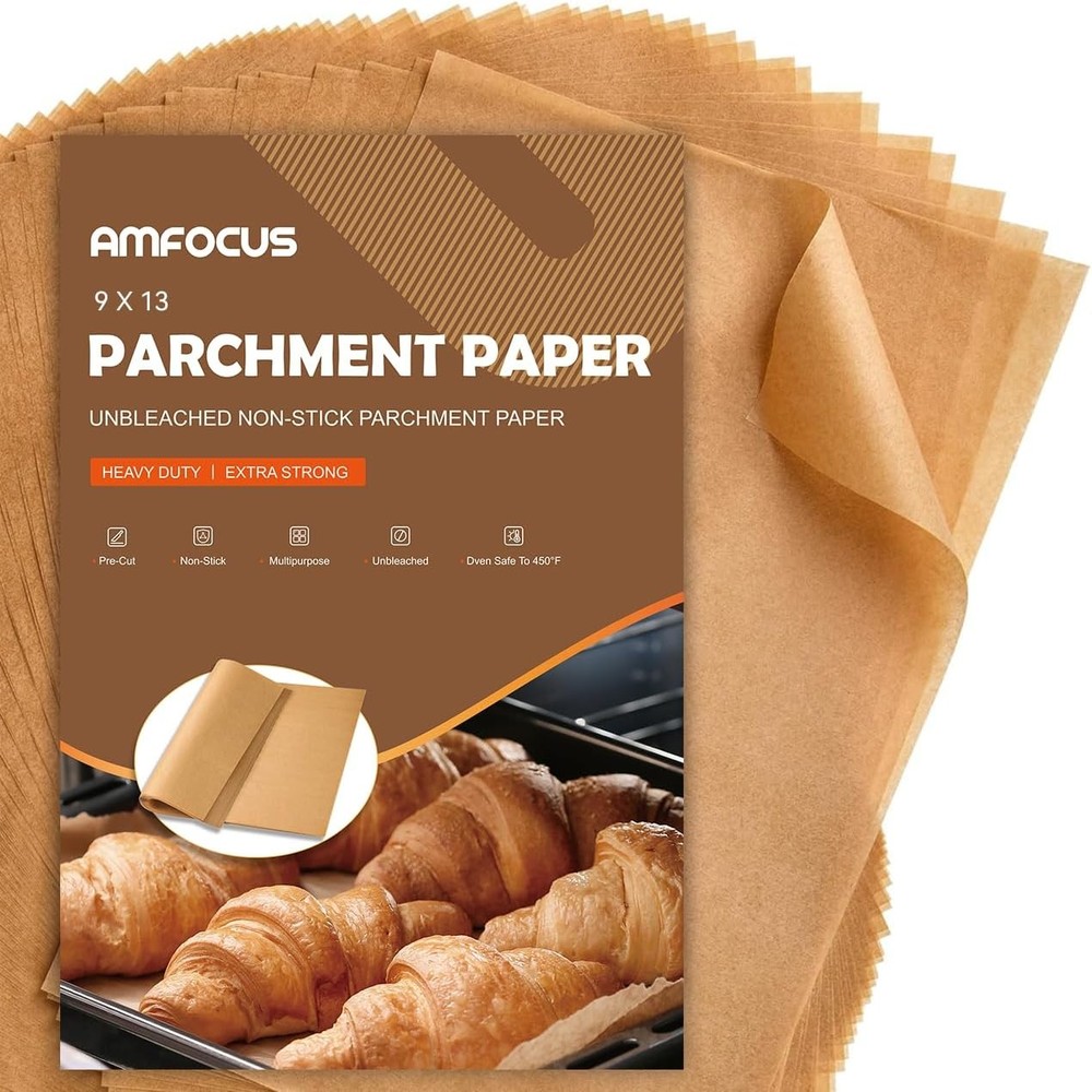 Parchment Paper Sheets, In Non-Sti Precut Baking Parchment for Baking,