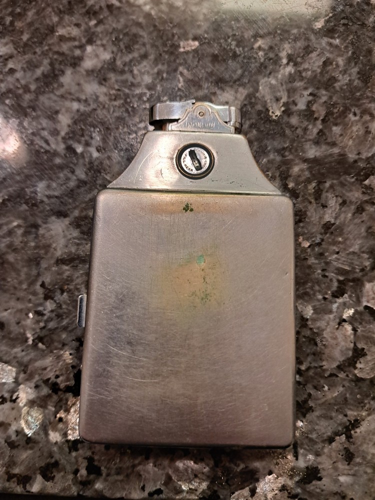 Rare Docorated Ronson Lighter Cigarette Case Combo