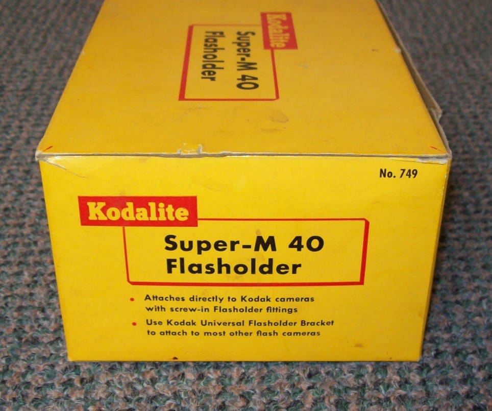 Kodak Kodalite Super-M 40 Flash Holder Flasholder with Universal Bracket
