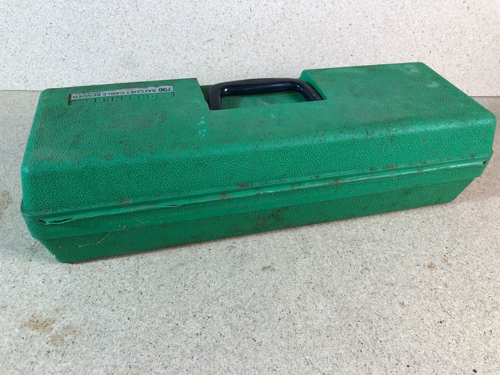 Greenlee 796 Ratchet Cable Bender W/Case