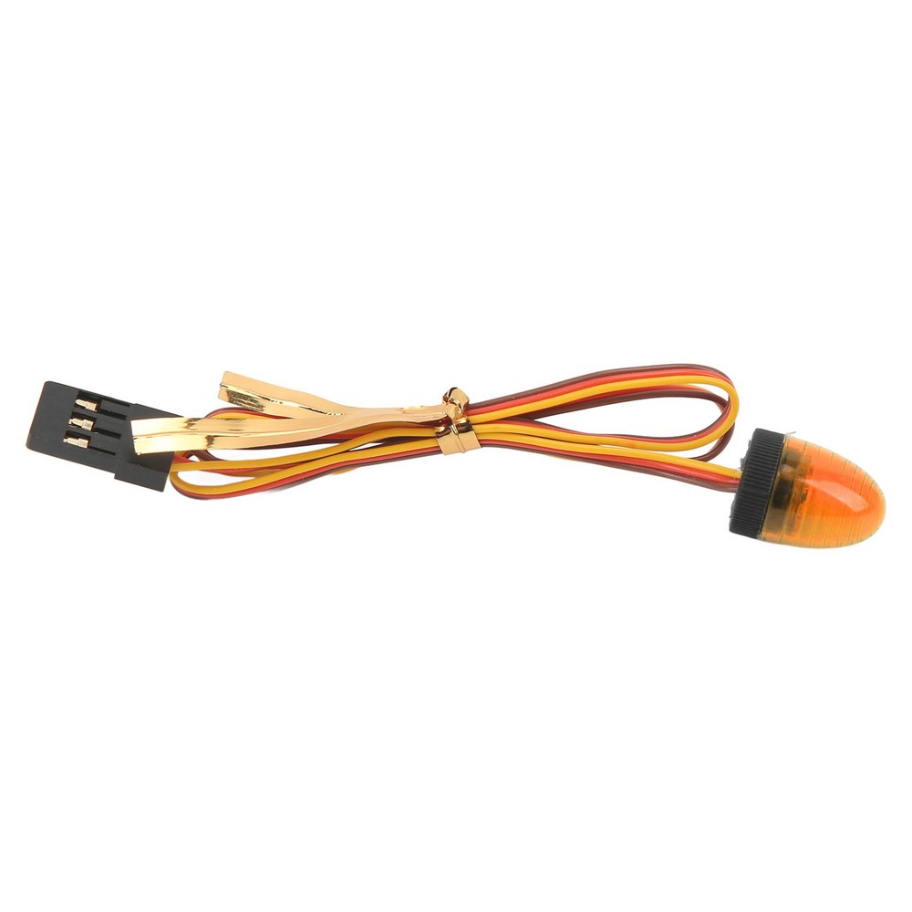 Yellow RC Car Alarming Light 5 Light Modes High Simulation Round Compact