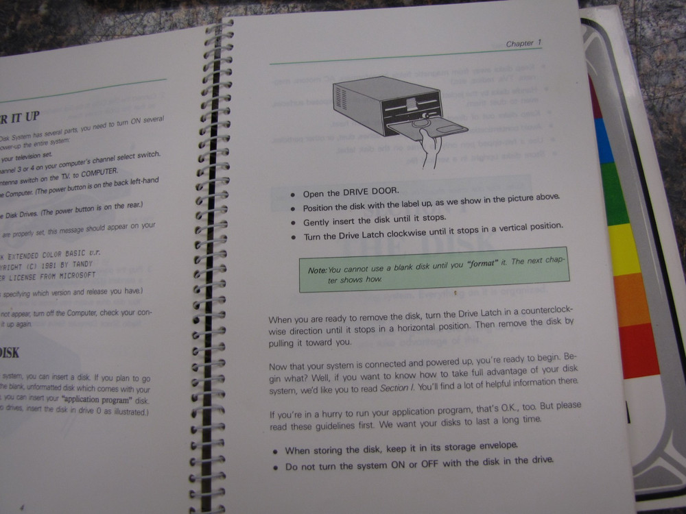 Radio Shack Getting Started Color BASIC, Going Ahead w/ Extended Manuals NICE!