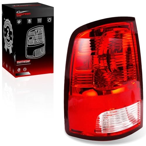 Rear Tail Light Assembly Compatible With 2009-2018 Dodge Ram Left Driver Side