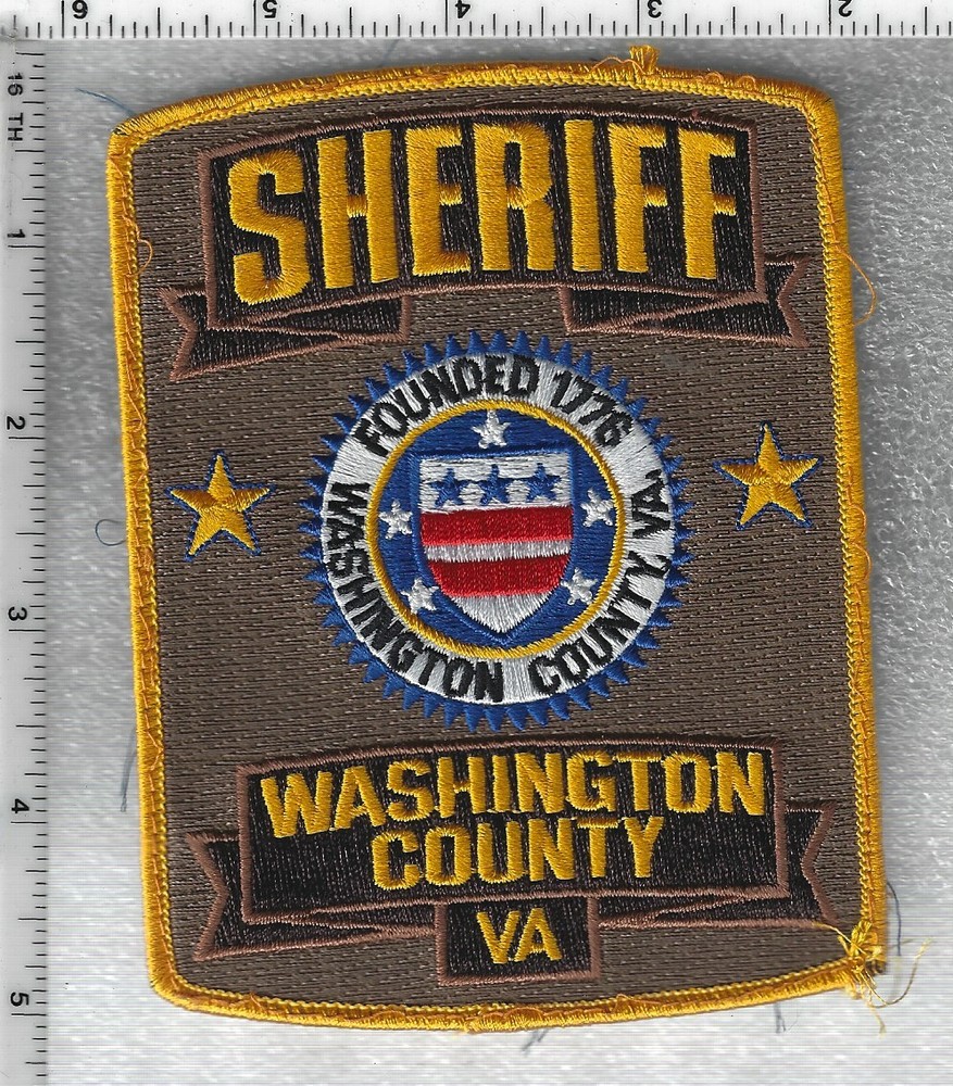 Washington County Sheriff (Virginia) Uniform Take-Off Shoulder Patch