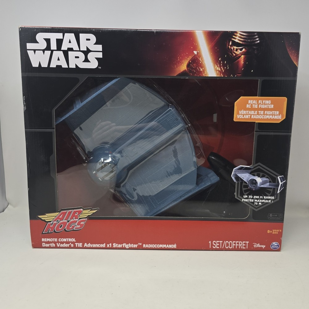 Air Hogs Star Wars Remote Control Darth Vader's TIE Advanced Starfighter #ML