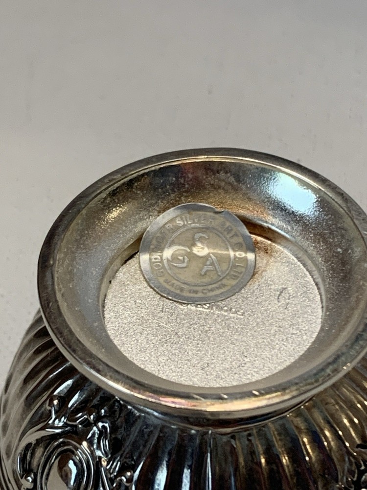 Vintage Godinger Silver Lion Headed Small Bowl